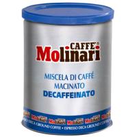 Кофе молотый Caffe Molinari Five stars decaffeinato (Пять звезд без кофеина) ж/б 250 г